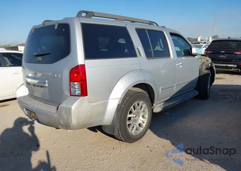 2008 Nissan Pathfinder Le V8 from USA, damaged, VIN 5N1BR18A88C632980